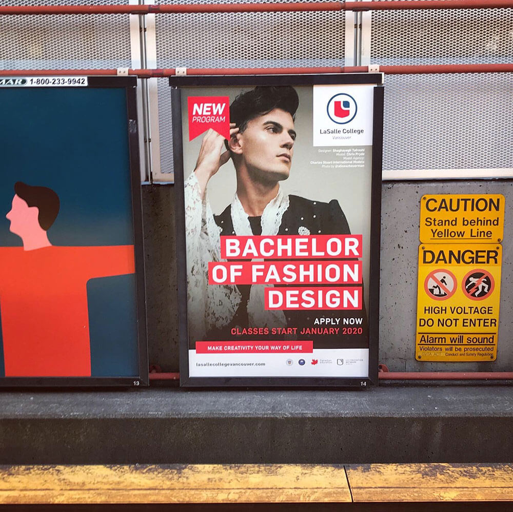 طراح شقایق تفرشی در متروهای ونکور
