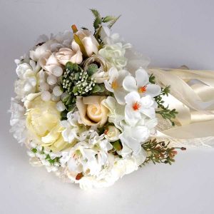دسته گل عروس گرد مدل 1028