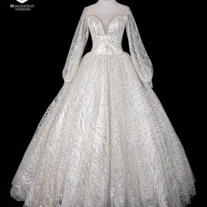 لباس عروس کد 1230