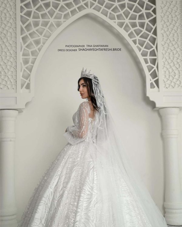 لباس عروس کد 1219