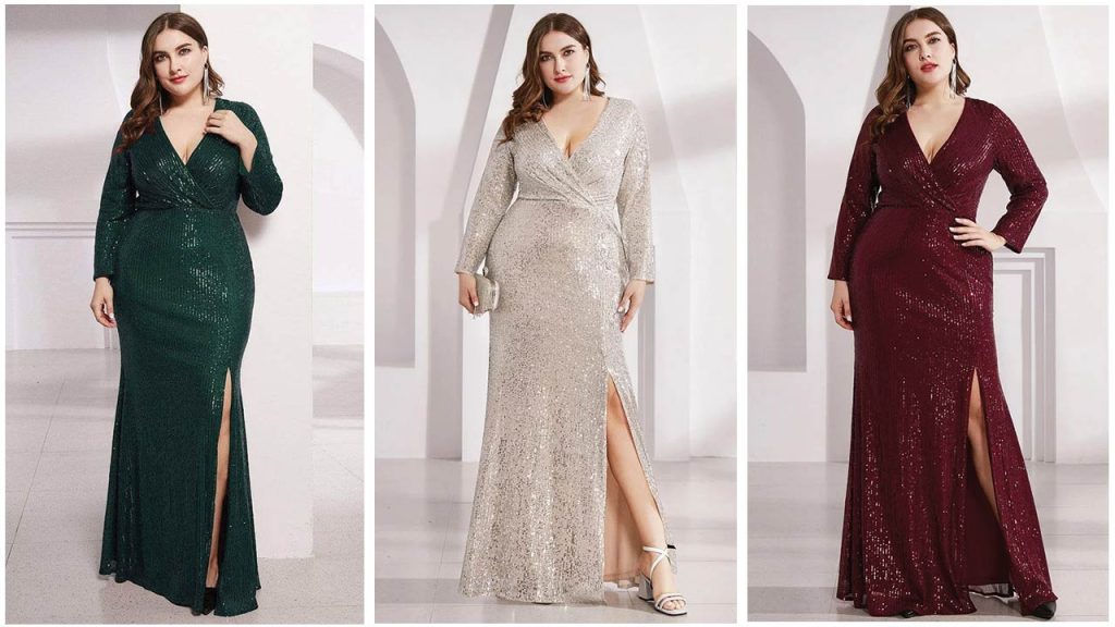 خرید مدل لباس شب سایز بزرگ از مزون‌های تهران